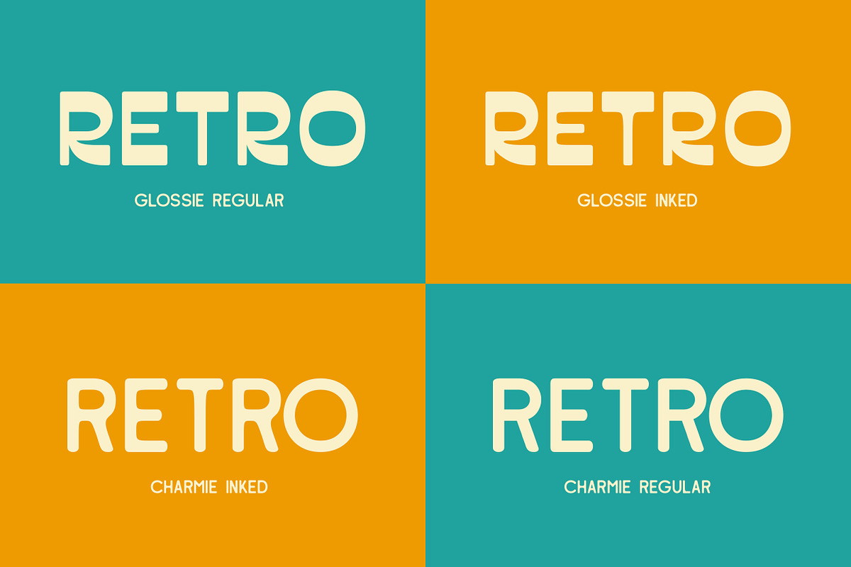 Glossie & Charmie | Font Duo, a Sans Serif Font by Mahesans Co (Photo 2 of 11)