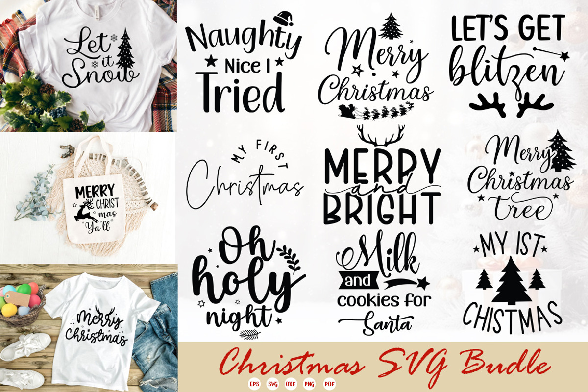 Christmas Holidays Winter SVG Bundle, an Object Graphic by FiveStarCrafting (Photo 1 of 8)