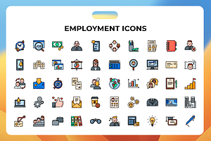 Employment Icons, an Icon by Wencory