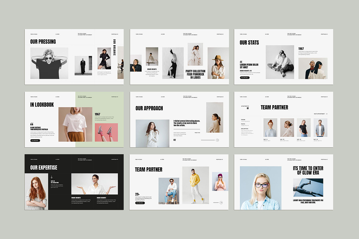 Brand Portfolio Presentation, a Presentation Template by KreateTribe (Photo 2 of 5)