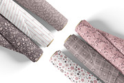 Rosy & Coffee Wild Flowers Seamless, a Pattern Graphic by DrawStudio1988 (Thumbnail 5 of 9)