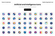 Artificial and Intelligence Icons, an Icon by Wencory (Thumbnail 1 of 2)