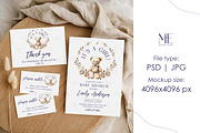 Boho Invitation Suite Card Mockup, a Mockup by Mie Mockup Studio (Thumbnail 7 of 7)