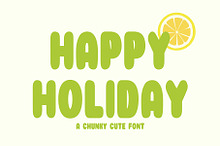 chunky bold font - THICKWATERMELON