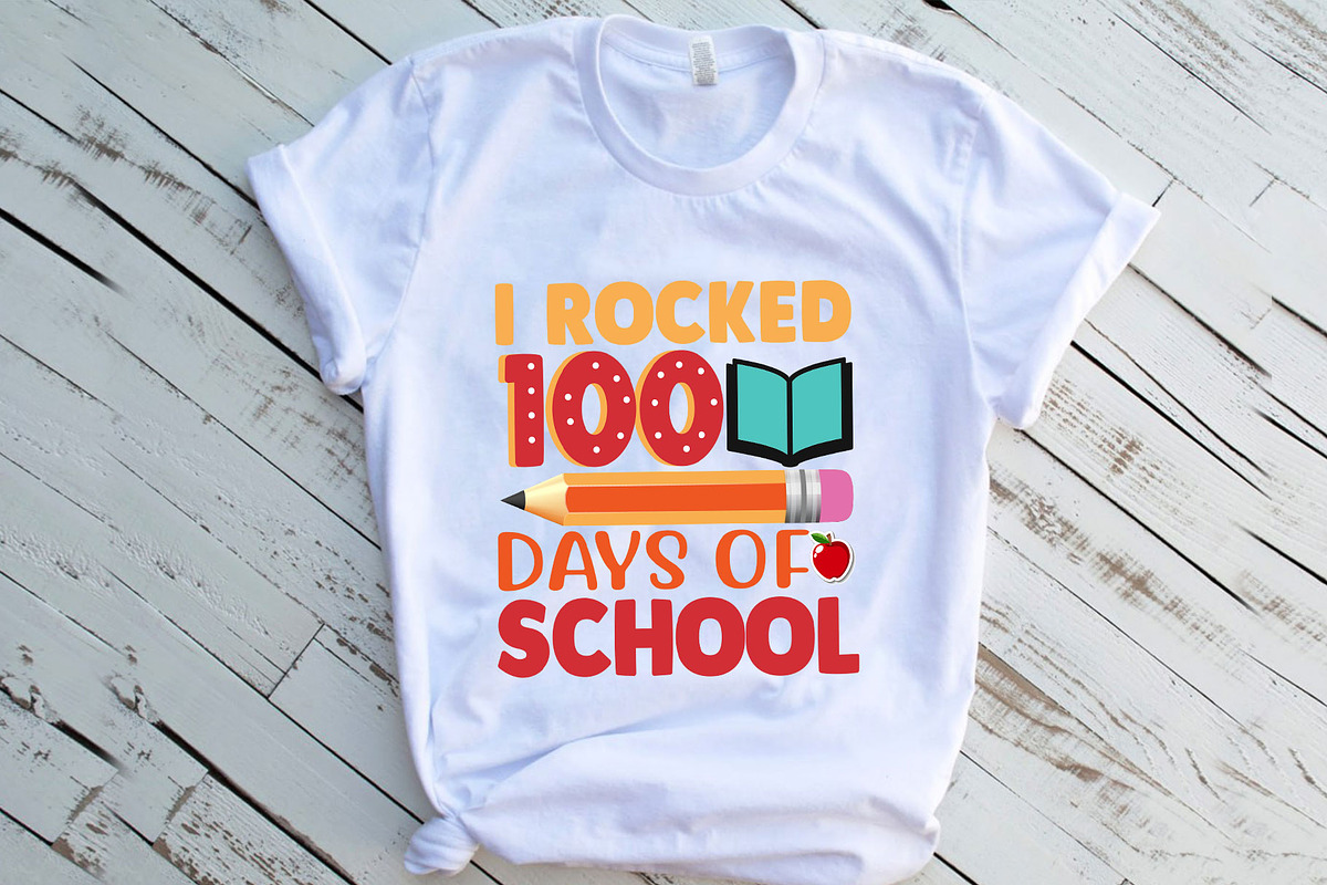I rocked 100 days of school, a Graphic by minmicro (Photo 2 of 5)