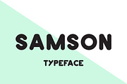 Samson Typeface, a Sans Serif Font by MikeHill (Thumbnail 1 of 4)