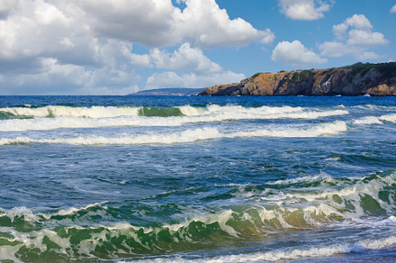 Sea view from beach., a Nature Photo by YuriyB