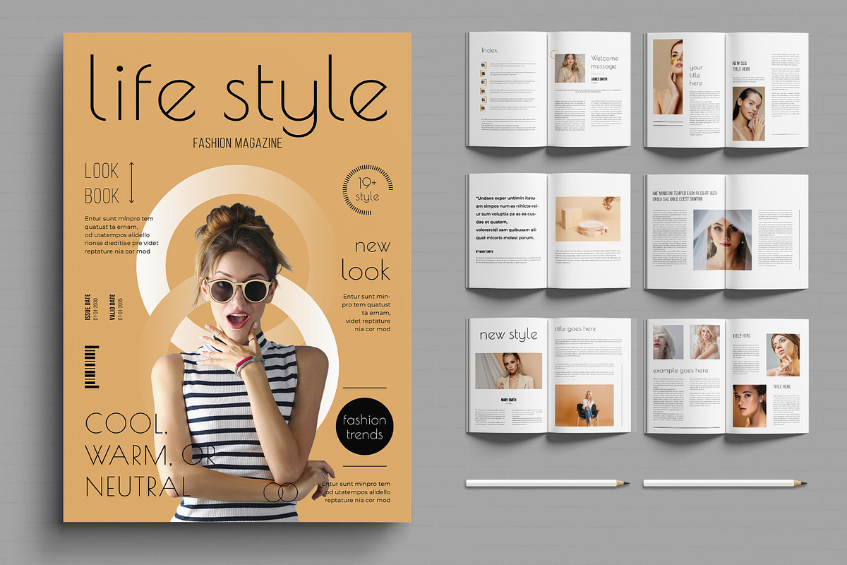 Fashion And Lifestyle Magazine, a Magazine Template by MightyDesign (Photo 1 of 6)