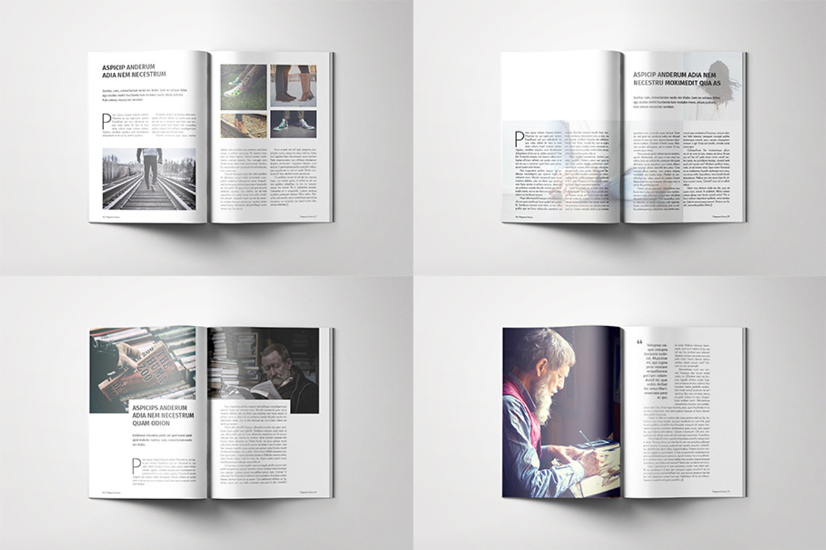 A4 & US Letter Magazine, a Magazine Template by Bookrak Graphic Design (Photo 9 of 13)