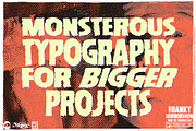Franky Horrorshow - Monster Font, a Sans Serif Font by Remedy667 (Thumbnail 5 of 10)