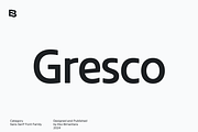 Gresco; 16 Fonts of Sans Serif, a Sans Serif Font by Eko Bimantara (Thumbnail 1 of 13)