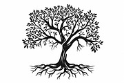 Decorative Tree of Life Bundle, an Illustration by hafijul (Thumbnail 2 of 9)