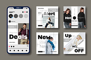 Seasonal Sales Social Media Post, a Social Media Template by MightyDesign (Thumbnail 2 of 8)