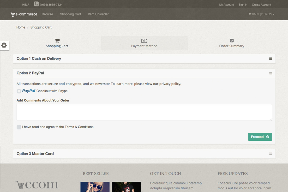 Ecom - Online Shop Template, a Bootstrap Template by erwinagpasa.com (Photo 2 of 5)