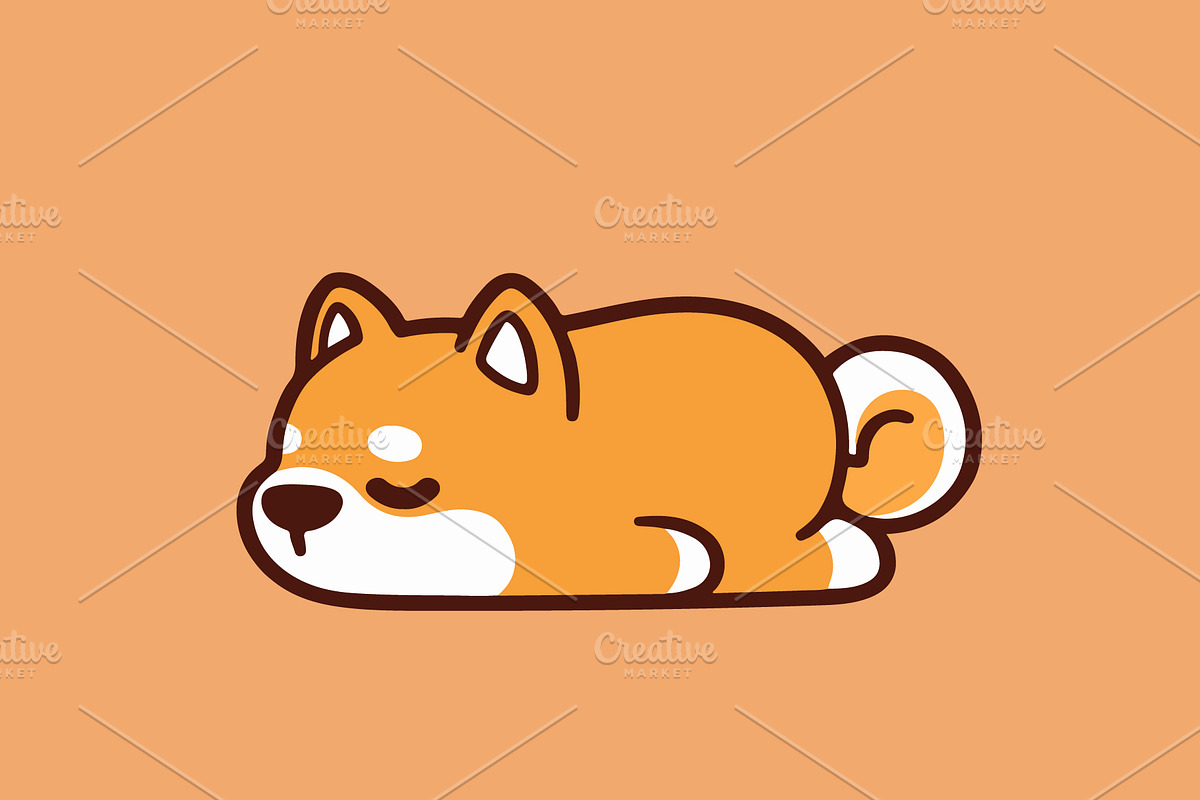 Shiba Inu, an Animal Illustration by Light_Lenser