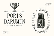 CS Gleda Mono Drawn, a Serif Font by Craft Supply Co. (Thumbnail 5 of 8)