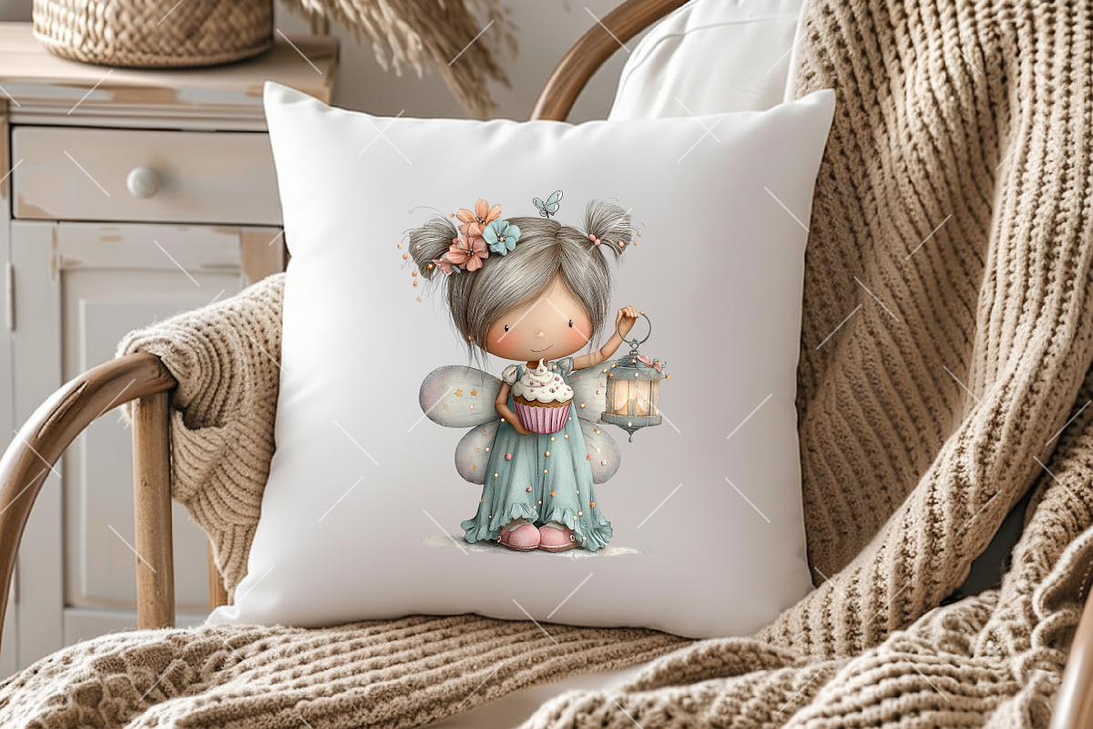 Whimsical Birthday Fairy Clipart, an Illustration by OK Design (Photo 5 of 6)
