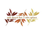 Fall Leaves - Autumn Greenery Vol 1, an Illustration by Kelly Jane Creative (Thumbnail 2 of 5)