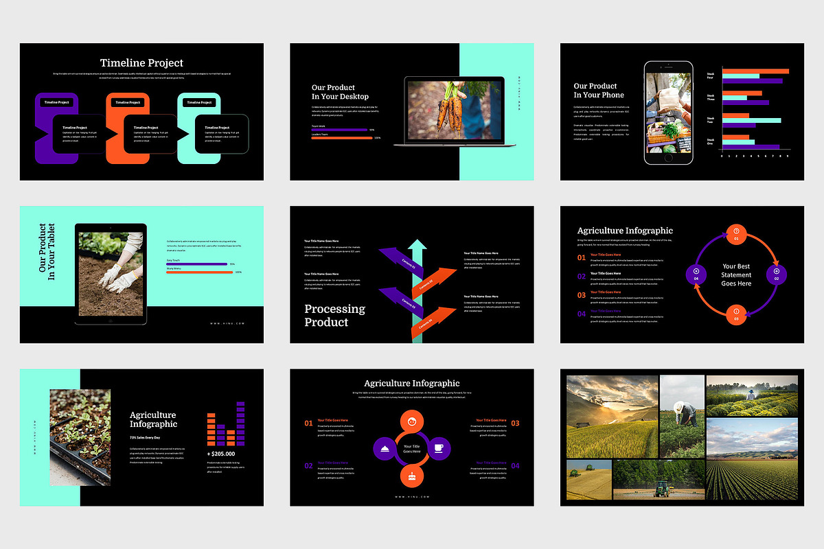 Hinu : Agriculture Google Slides, a Presentation Template by Punkl Camp (Photo 8 of 9)