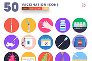 50 Vaccination Icons, an Outline Icon by Dighital (Thumbnail 3 of 10)