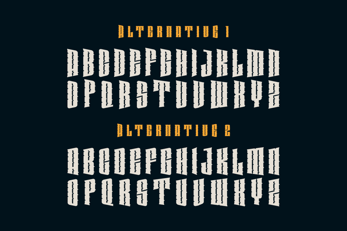 Alter Season - Horror Halloween Font, a Handwritten Font by Viswal Studio (Photo 6 of 7)