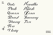 Bake Cake Script Typeface, a Script Font by delipensil (Thumbnail 7 of 9)