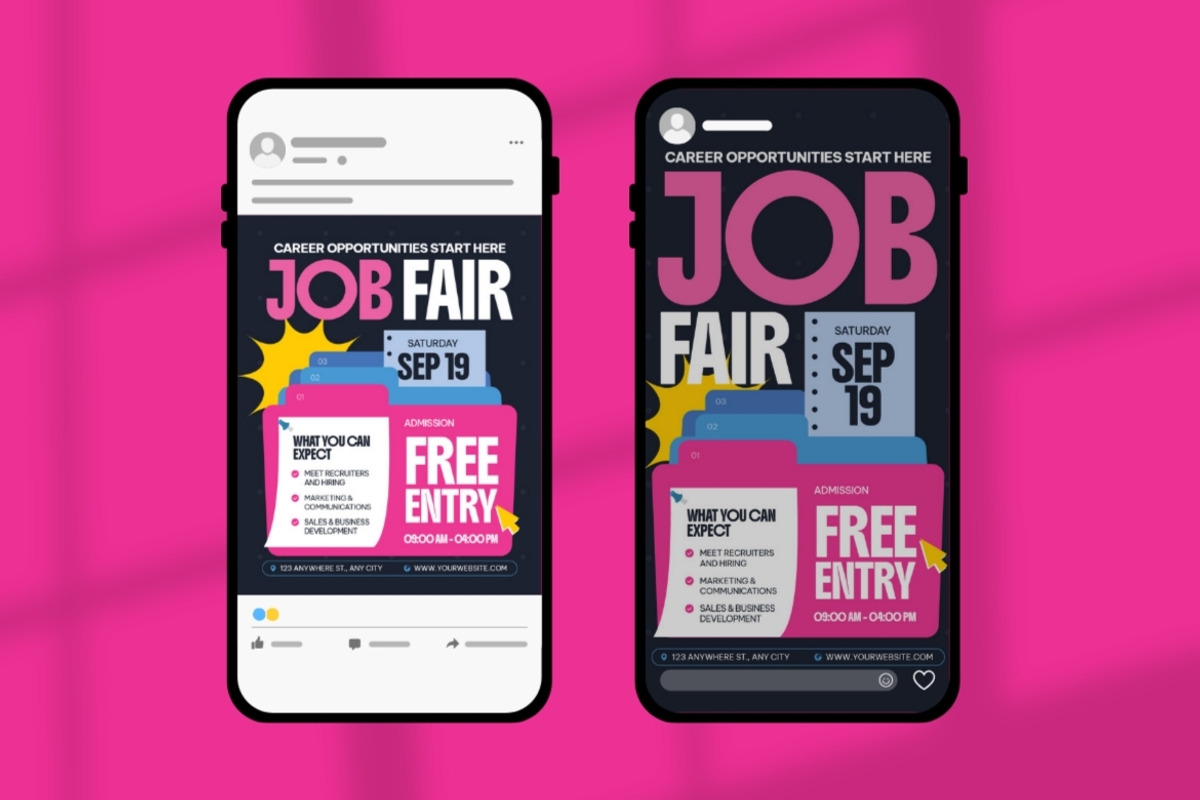 Job Fair Flyer Set, a Flyer Template by Antstheme (Photo 3 of 3)
