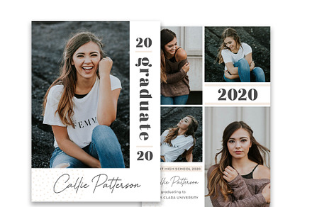 Senior Graduation Template, an Invitation Template by Sweet Little Muse