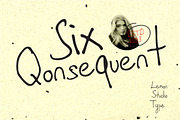 Six Qonsequent - Handwritten, a Handwritten Font by Lemon Studio Type (Thumbnail 1 of 5)