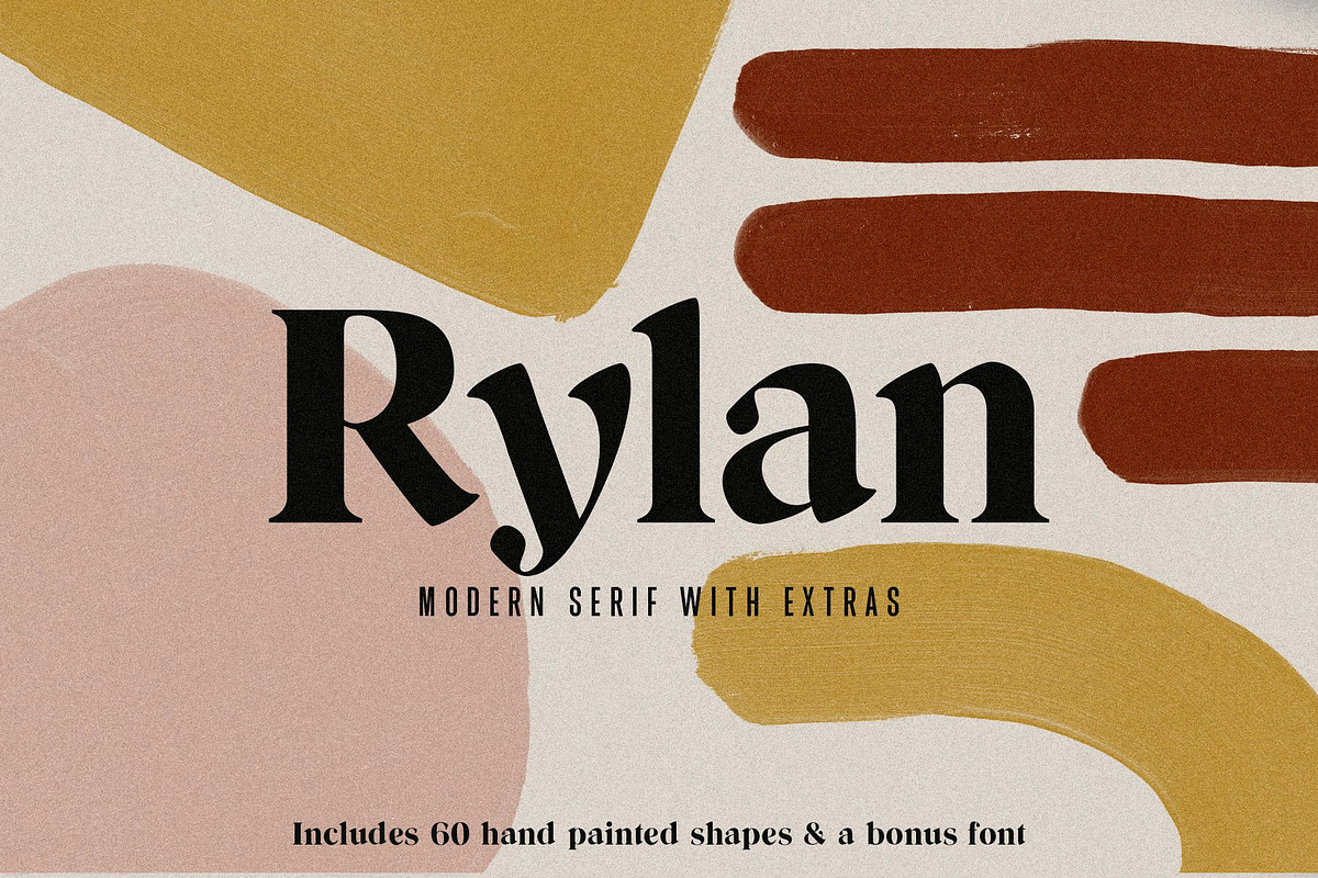 UPDATE: Rylan Modern Serif + Extras, a Serif Font by Jen Wagner Co (Photo 17 of 18)
