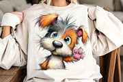 Funny Whimsical Dogs Clipart Set, an Animal Illustration by fashionaddict (Thumbnail 5 of 7)