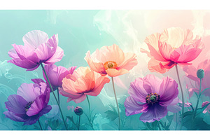 Vibrant digital watercolor of purple, a Nature Photo by Igor Tichonow