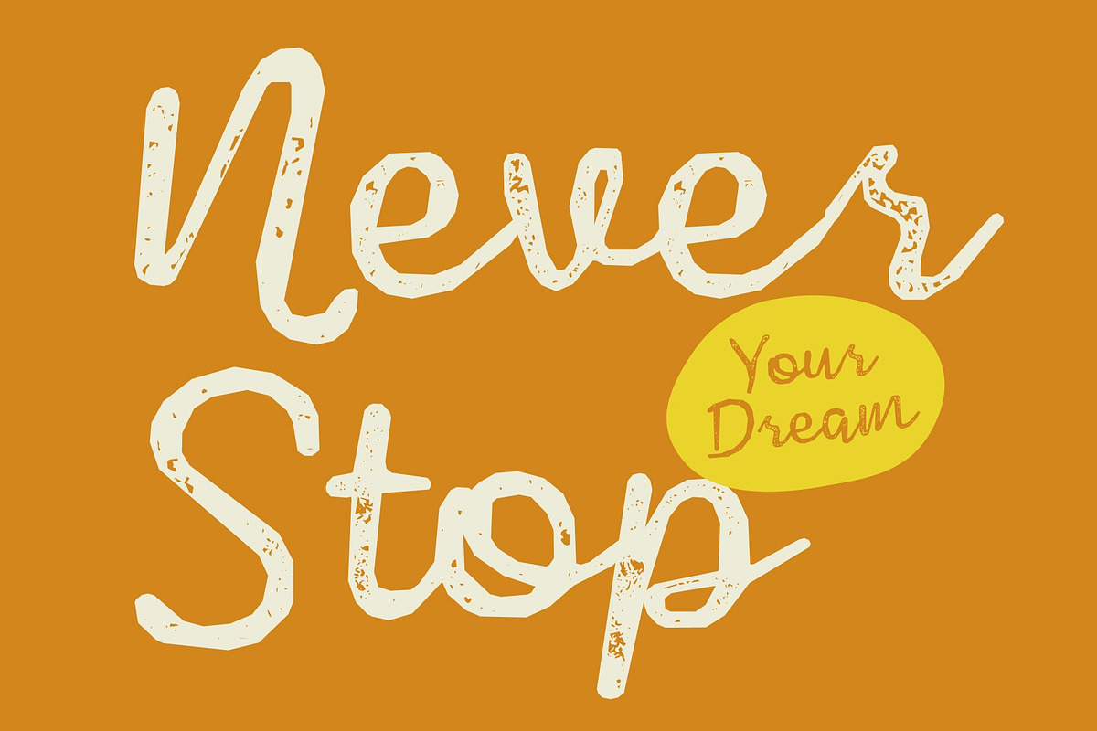 CS Mercy Stamp, a Script Font by Craft Supply Co. (Photo 2 of 8)