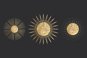Golden kaleidoscope. Vector graphics, a Decorative Illustration by Chikovnaya (Thumbnail 7 of 14)