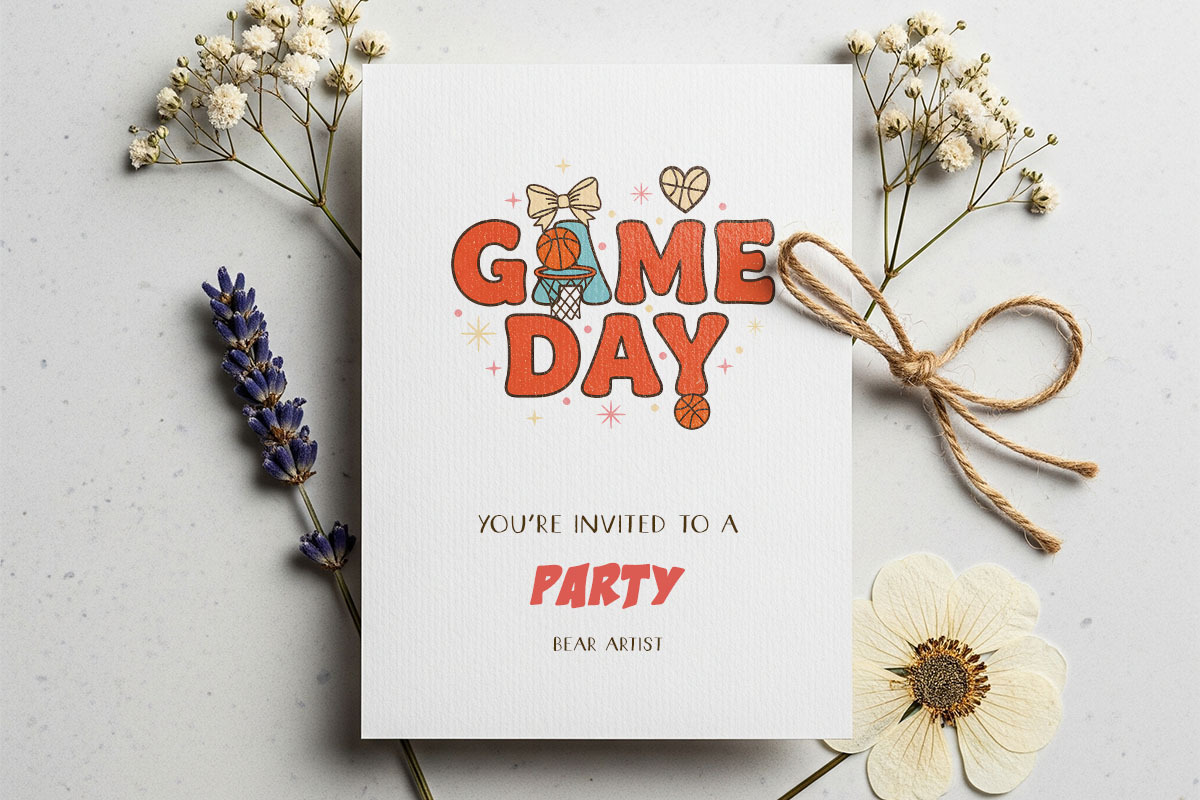 Cute Basketball Mom & Game Day, a Sport Illustration by GlitterCraft (Photo 25 of 101)