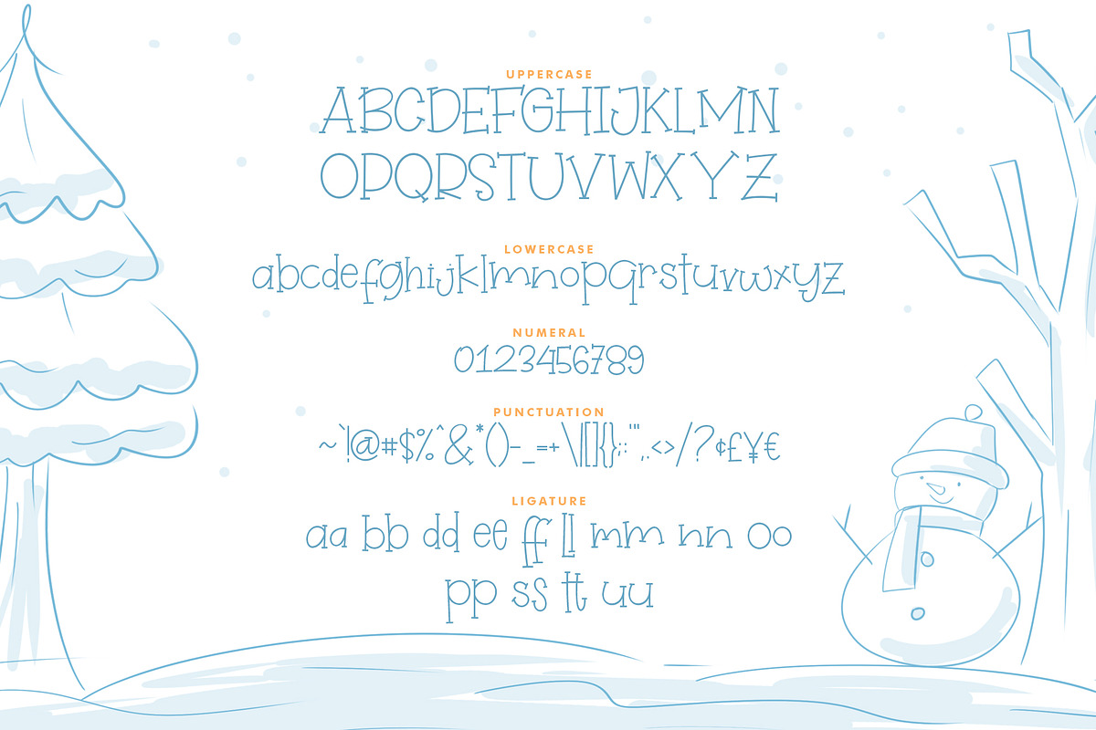 Winterland Font preview 6