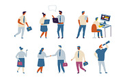 400+ Set of flat vector people, a Person Illustration by Vector_Art (Thumbnail 13 of 24)