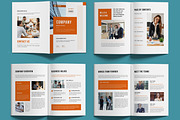 Company Brochure Template  Layout, a Brochure Template by MightyDesign (Thumbnail 2 of 6)