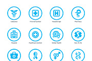 Medical Icons Set 1 - Blue Circles, an Icon by introwiz1 (Thumbnail 2 of 2)