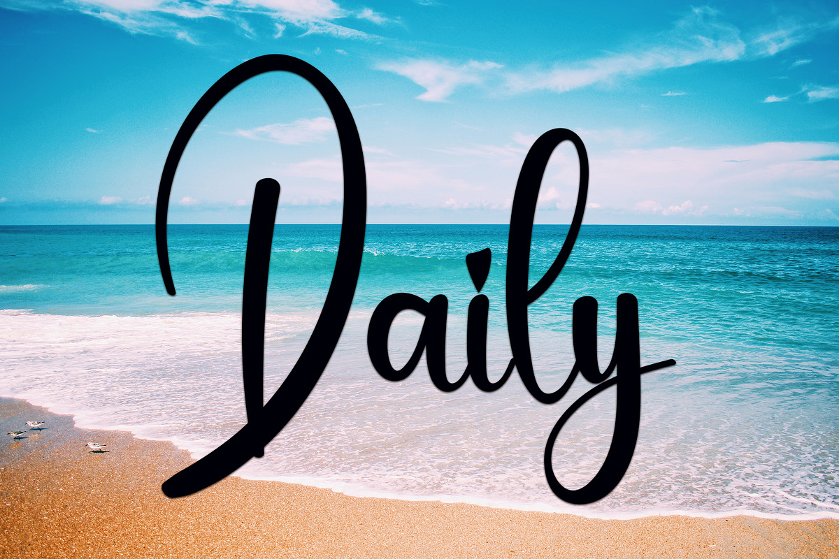 Monday, a Handwritten Font by InermediaSTUDIO (Photo 3 of 5)