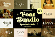 Popular Font Bundle Best Selling, a Serif Font by suhadidesign (Thumbnail 1 of 14)