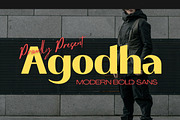 Agodha | Modern Bold Sans, a Sans Serif Font by Almeera Std (Thumbnail 1 of 10)
