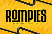 Rompies, a Sans Serif Font by Arterfak Project (Thumbnail 2 of 12)