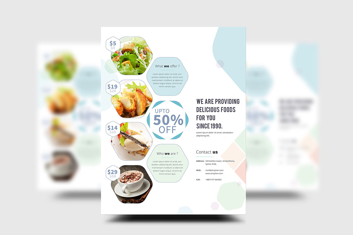 Product Sale Flyer Templates, a Marketing Template by DeviserWeb (Photo 4 of 4)