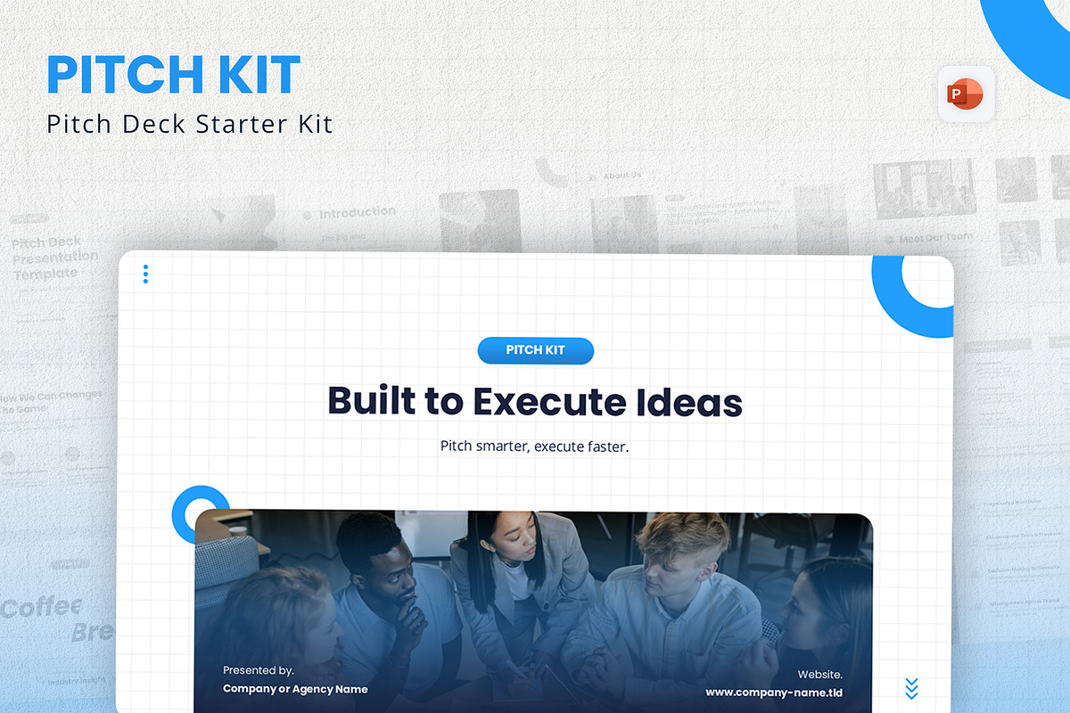 Pitch Kit - Pitch Deck Starter Kit, a Presentation Template by UX Dummy (Photo 1 of 5)