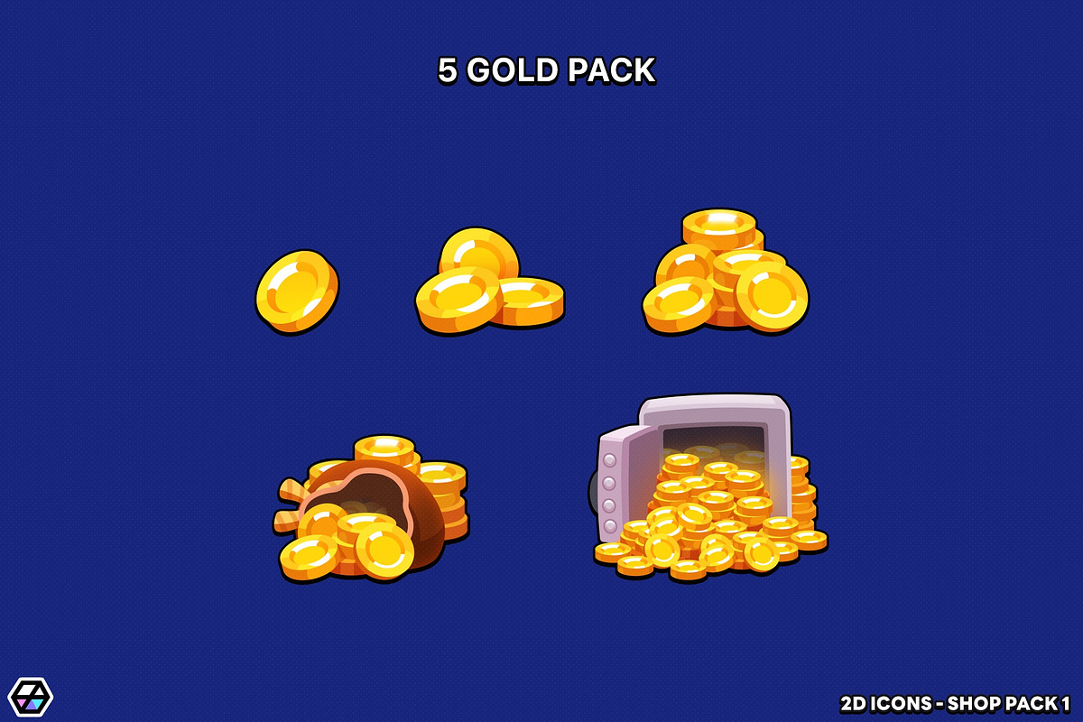 2D Icons - Shop Pack 1, an Object Graphic by LAYERLAB (Photo 4 of 7)