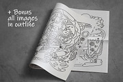Fast Food Doodles. Vector and raster, a Food Illustration by Oliana Moroz (Thumbnail 25 of 25)