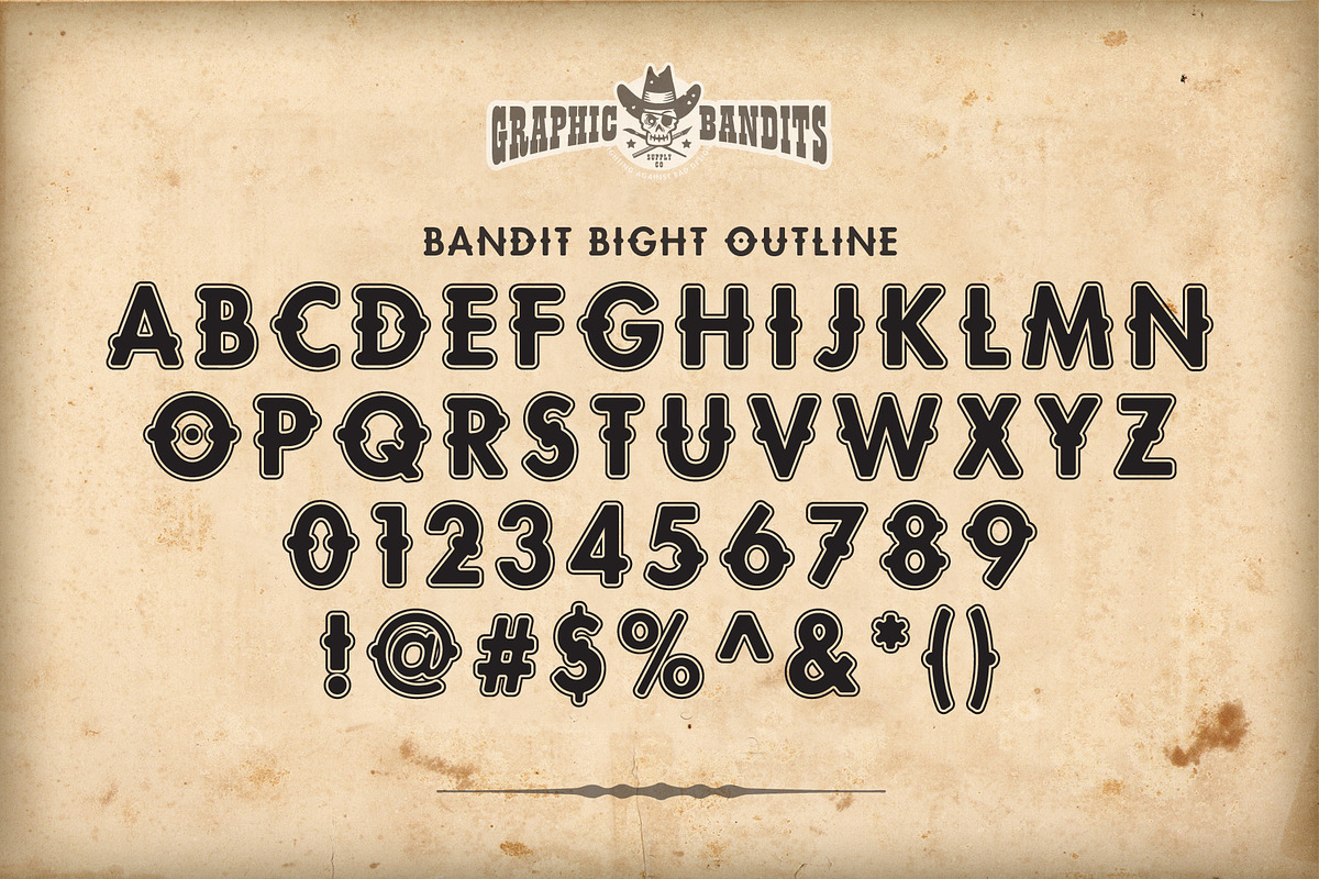 Bandit Bight - Font Family (4) preview 6
