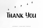 Movement - A Sans Serif Typeface, a Sans Serif Font by Doehantz Studio (Thumbnail 8 of 8)