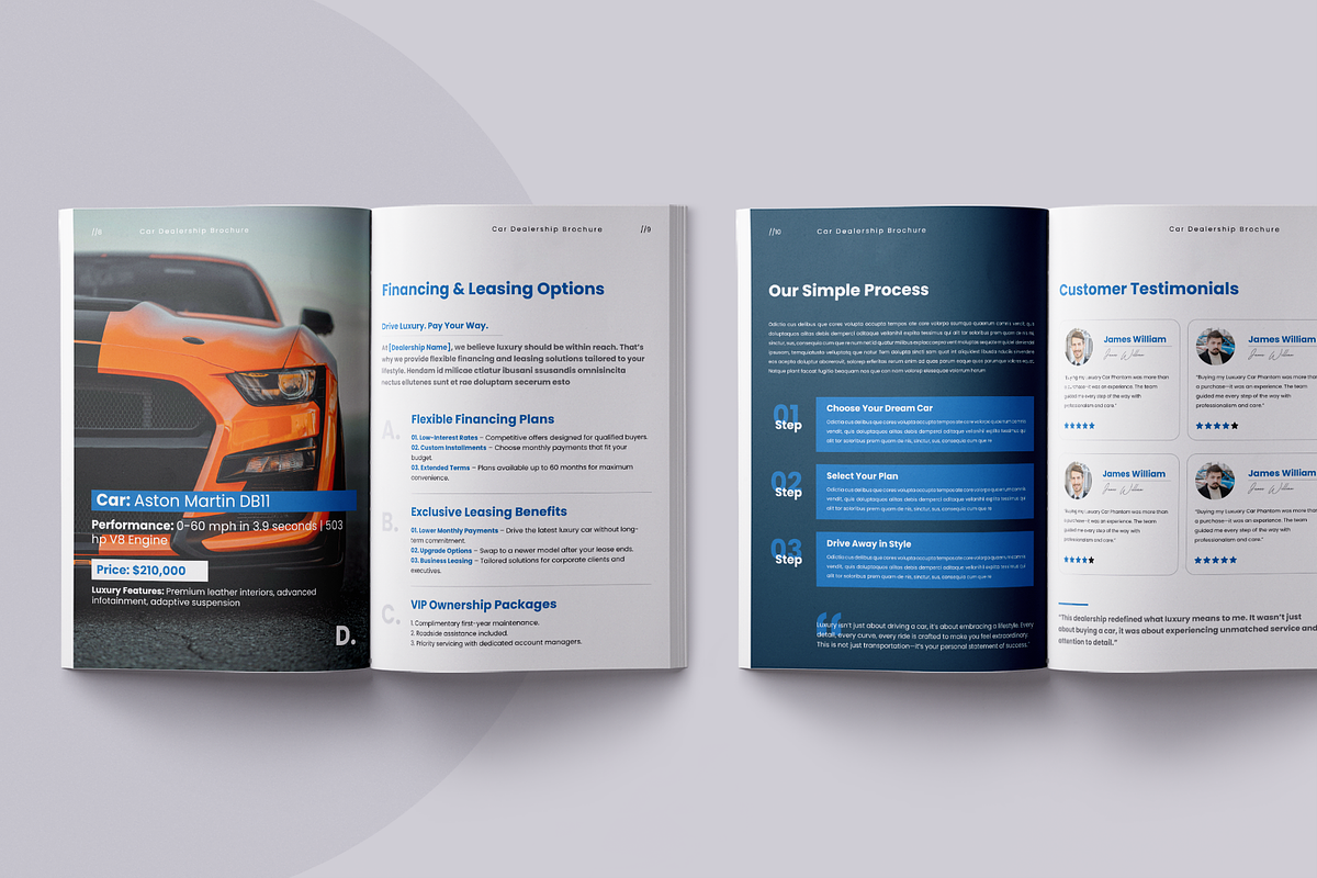 Car Dealership Brochure, a Brochure Template by ArtisticLand (Photo 7 of 10)